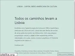Sites similar to lisboacapitaliberoamericana.pt