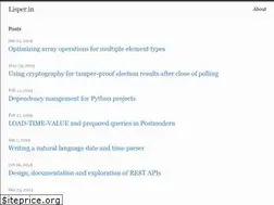Sites similar to lisper.in