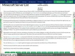 Sites similar to list-minecraft-server.com