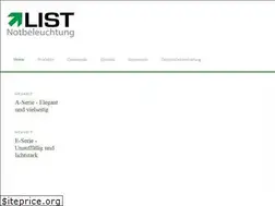 Sites similar to list-notbeleuchtung.de