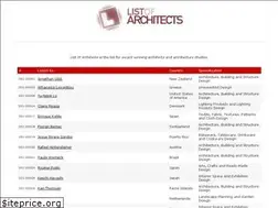 Sites similar to list-of-architects.com