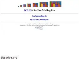 Sites similar to list.seqfan.eu