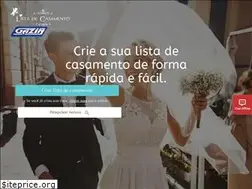 Sites similar to listadecasamentogazin.com.br