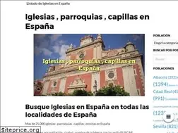 Sites similar to listadodeiglesias.com