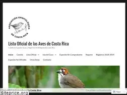 Sites similar to listaoficialavesdecostarica.wordpress.com