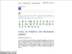 Sites similar to listapalabras.com