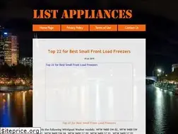 Sites similar to listappliances.com