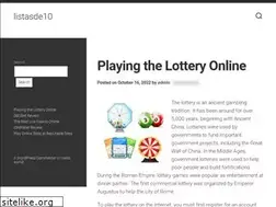 Sites similar to listasde10.com