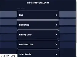 Sites similar to listasm3uiptv.com