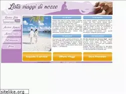 Sites similar to listaviaggionozze.it