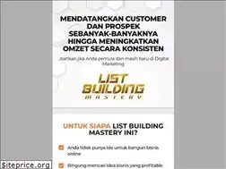 Sites similar to listbuildingmastery.id
