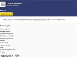 Sites similar to listedbusiness.co.uk