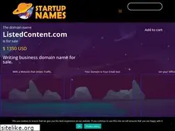 Sites similar to listedcontent.com