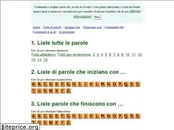 Sites similar to listediparole.it
