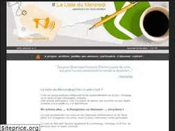 Sites similar to listedumercredi.fr