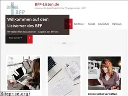 Sites similar to listen.bfp.de