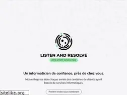 Sites similar to listenandresolve.com