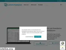 Sites similar to listenchampion.de
