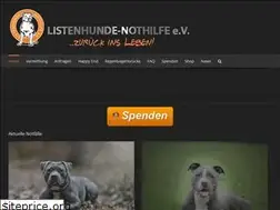 Sites similar to listenhunde-nothilfe.de