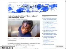 Sites similar to listening2lesbians.com