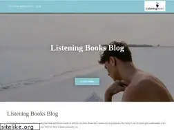 Sites similar to listeningbooksblog.com