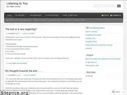 Sites similar to listeninghelping.wordpress.com