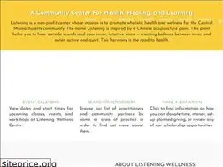 Sites similar to listeningwellness.org