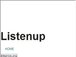 Sites similar to listenup.org