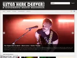 Sites similar to listenupdenver.com