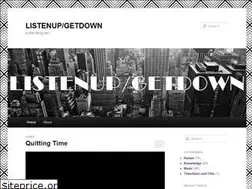 Sites similar to listenupgetdown.wordpress.com