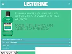 Sites similar to listerine.com.ar