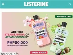 Sites similar to listerine.com.ph
