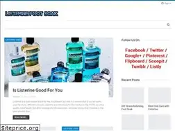 Sites similar to listerinefootsoak.com