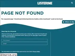 Sites similar to listerinewhitening.com