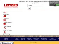 Sites similar to listerstimber.co.uk