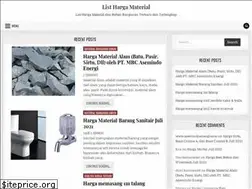 Sites similar to listhargamaterial.com
