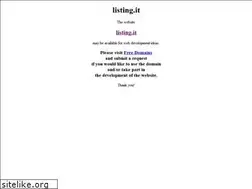 Sites similar to listing.it