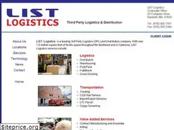 Sites similar to listlogistics.com