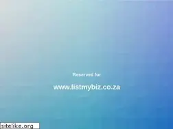 Sites similar to listmybiz.co.za