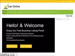 Sites similar to listonline.com.au