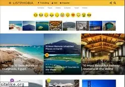Sites similar to listphobia.com