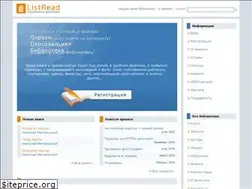 Sites similar to listread.com