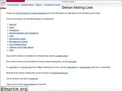 Sites similar to lists.debian.org