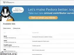 Sites similar to lists.fedorahosted.org