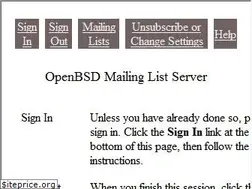 Sites similar to lists.openbsd.org