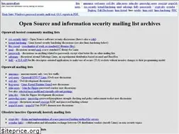 Sites similar to lists.openwall.net