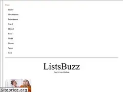 Sites similar to listsbuzz.com