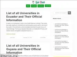 Sites similar to listsclub.com