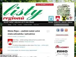 Sites similar to listyregionu.cz