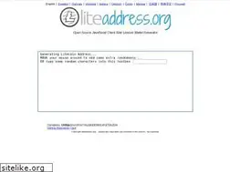 Sites similar to liteaddress.org